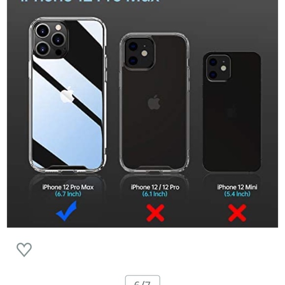 Clear iPhone 12 Pro Max Case - Picture 5 of 5